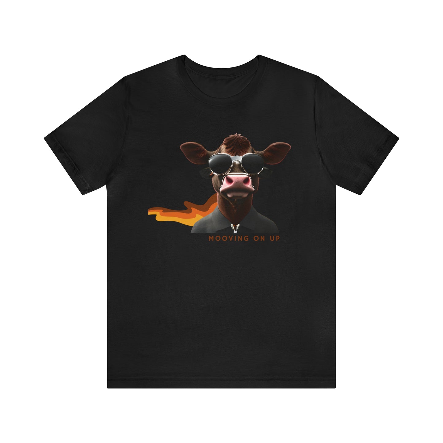 Mooving On Up Cow T-Shirt