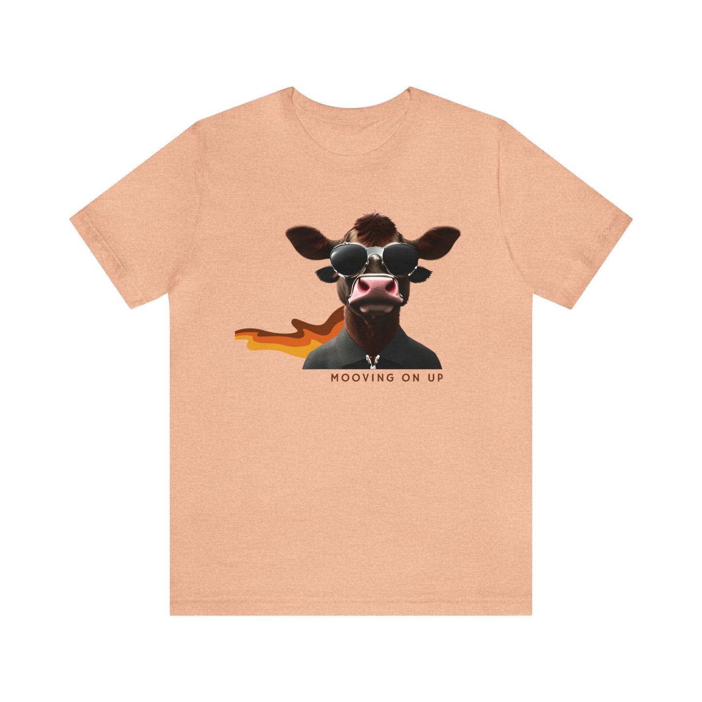 Mooving On Up Cow T-Shirt