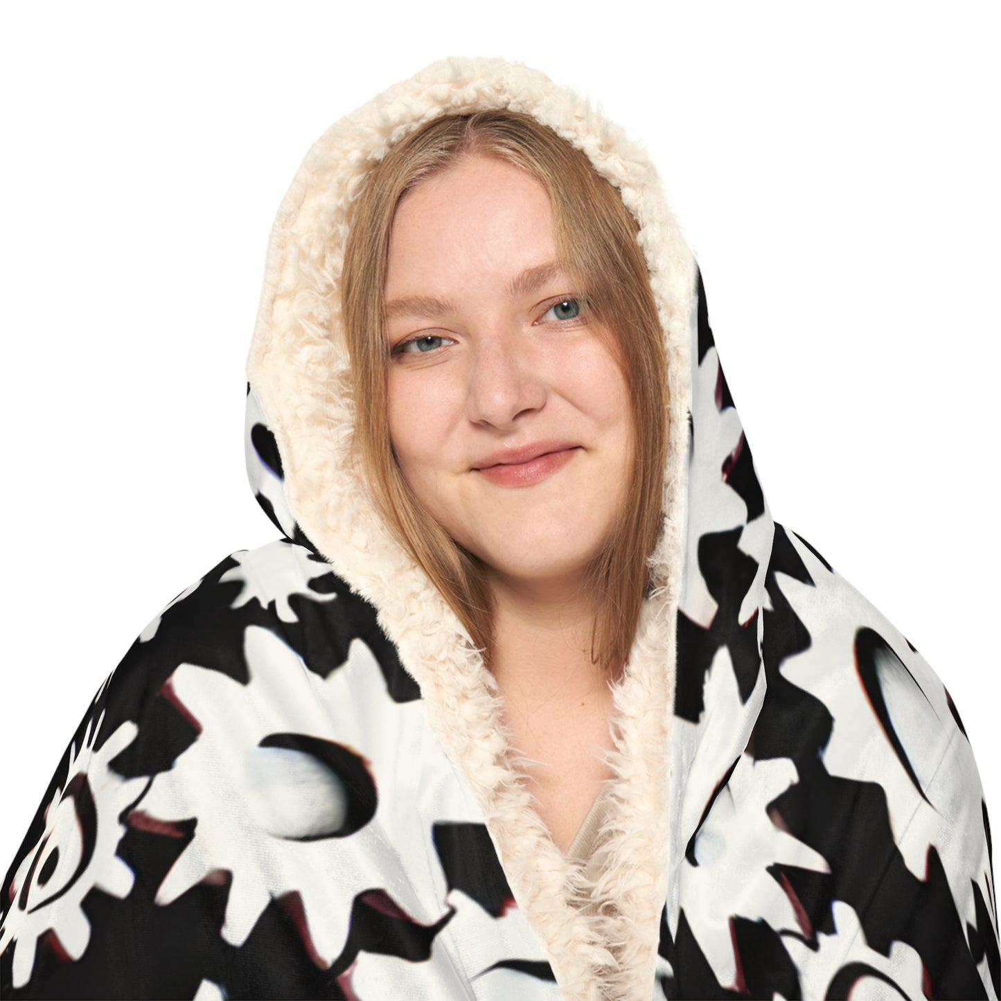Gear Sprockets Hooded Snuggle Blanket