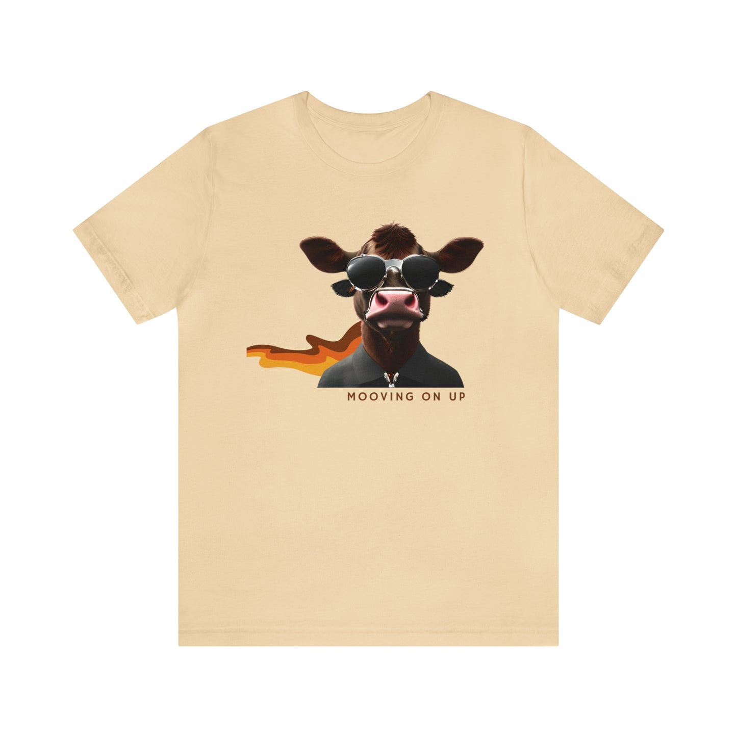 Mooving On Up Cow T-Shirt