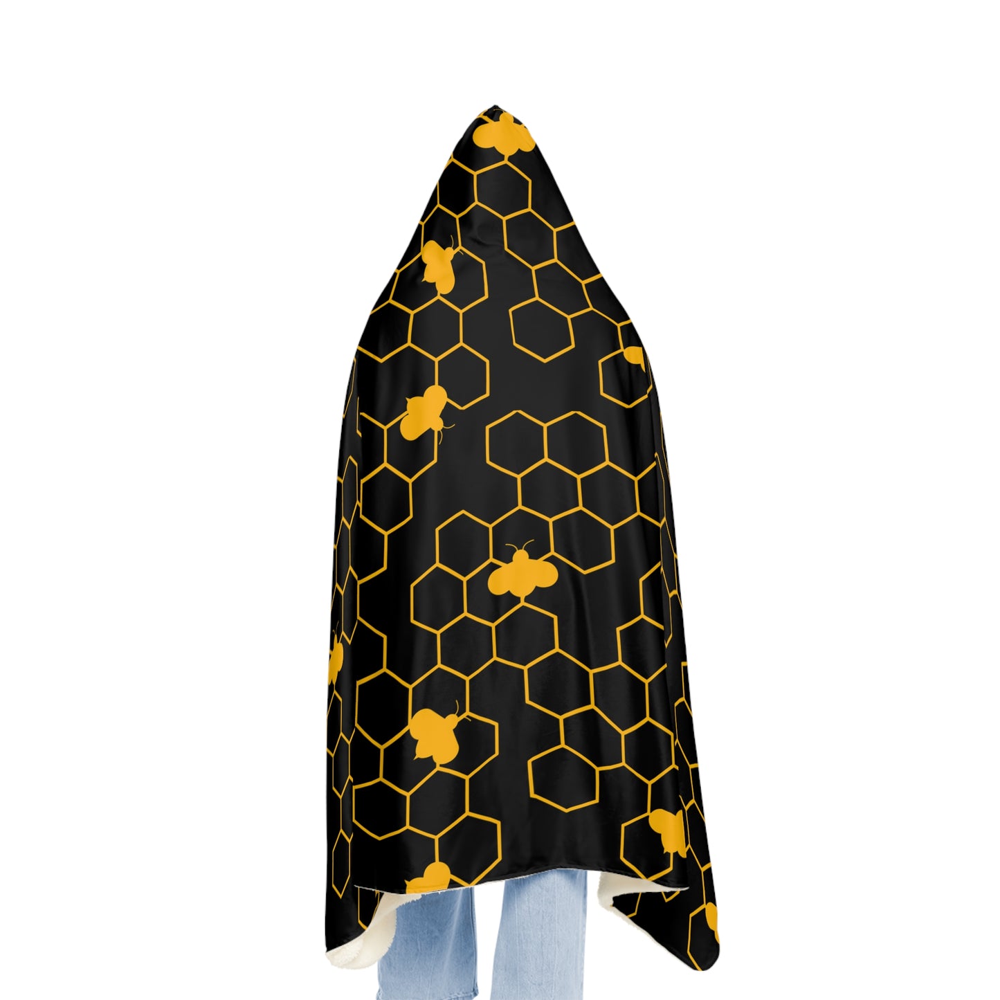 Beehive Hooded Snuggle Blanket