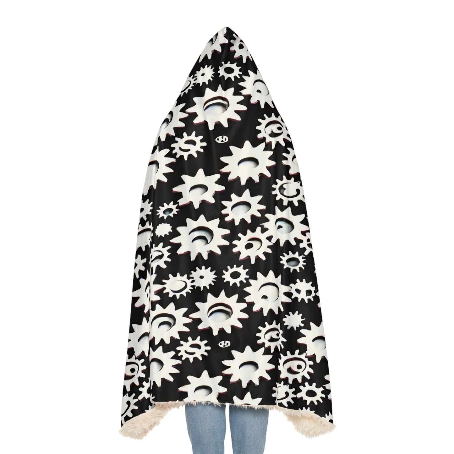 Gear Sprockets Hooded Snuggle Blanket