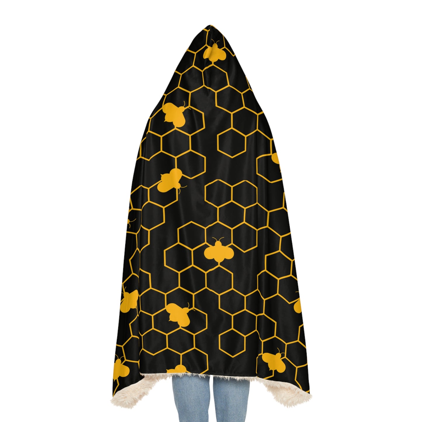 Beehive Hooded Snuggle Blanket