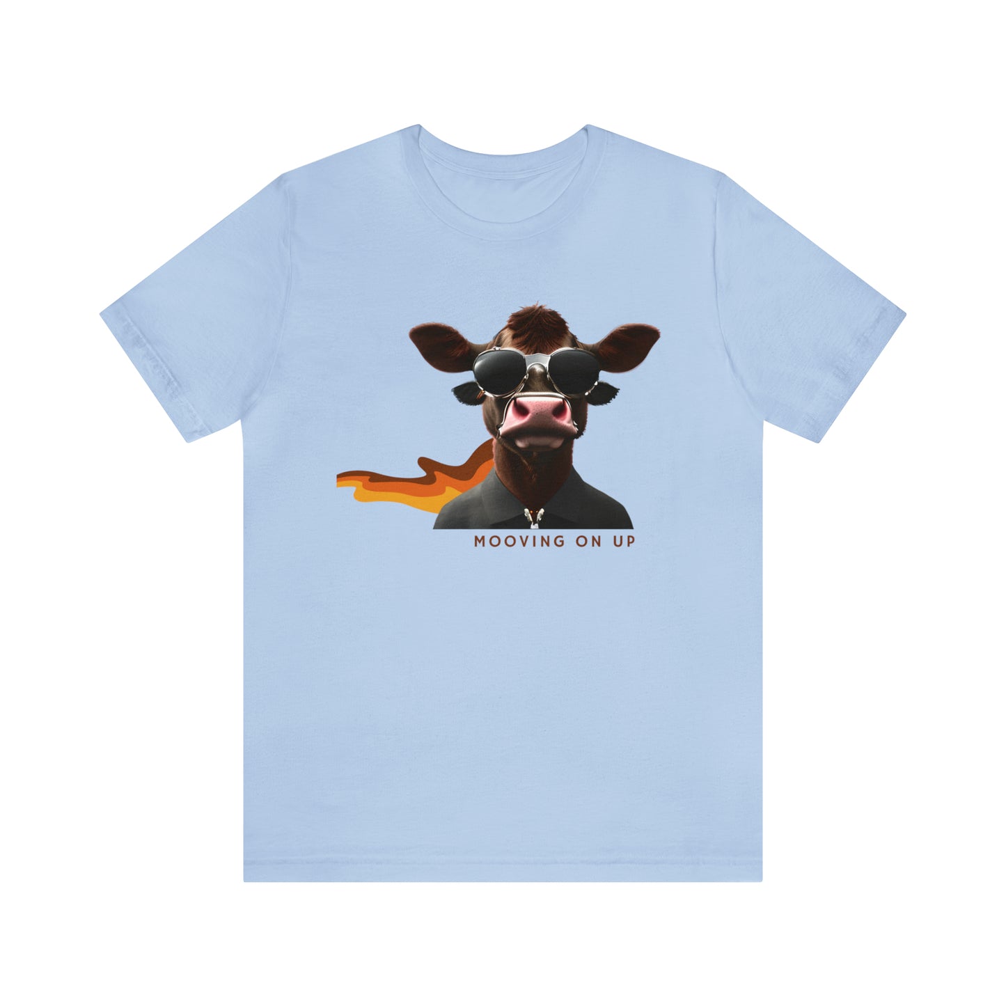 Mooving On Up Cow T-Shirt