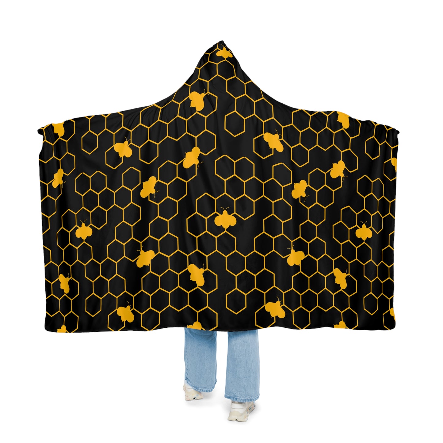 Beehive Hooded Snuggle Blanket