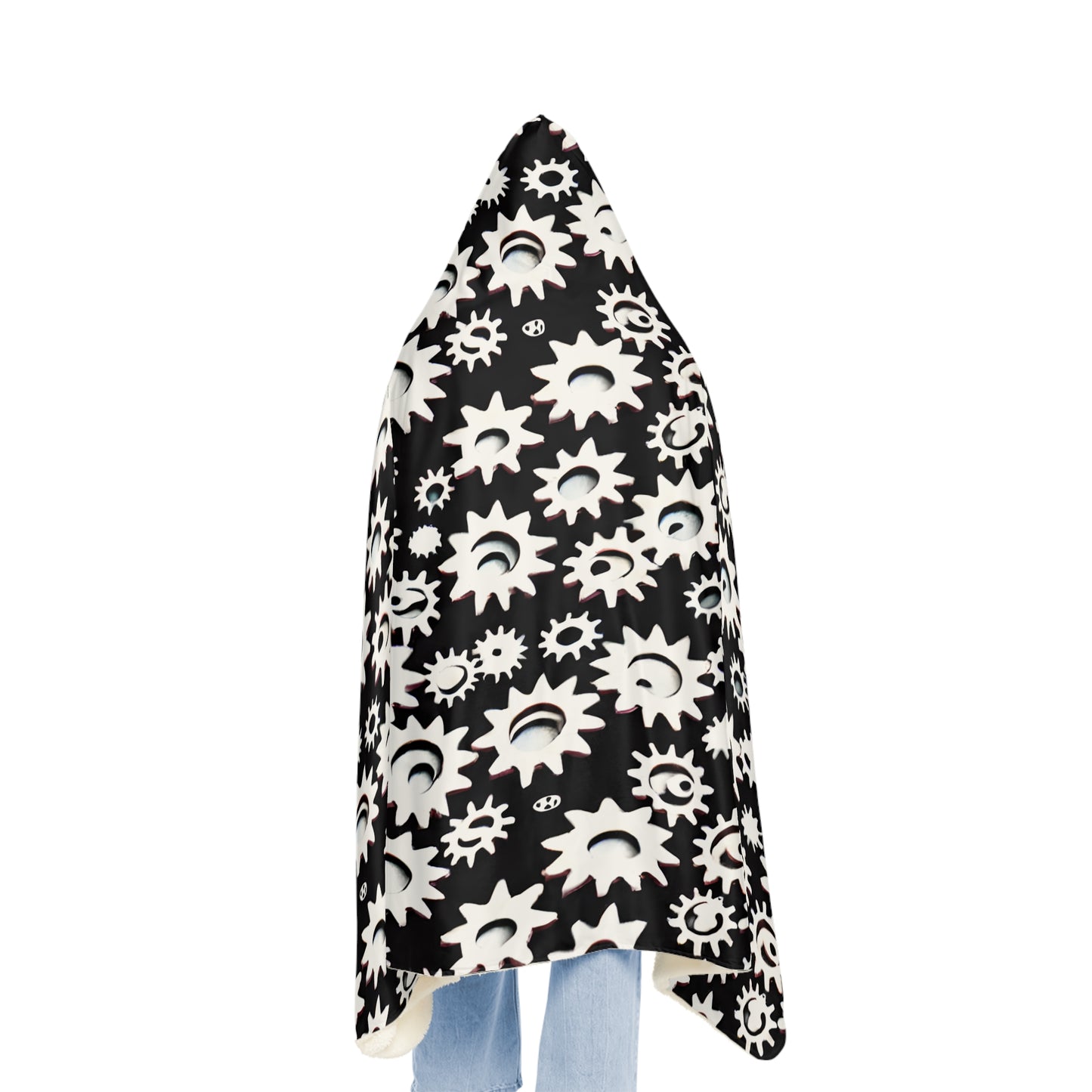 Gear Sprockets Hooded Snuggle Blanket
