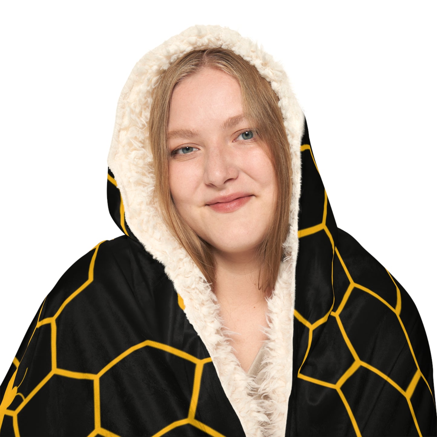 Beehive Hooded Snuggle Blanket