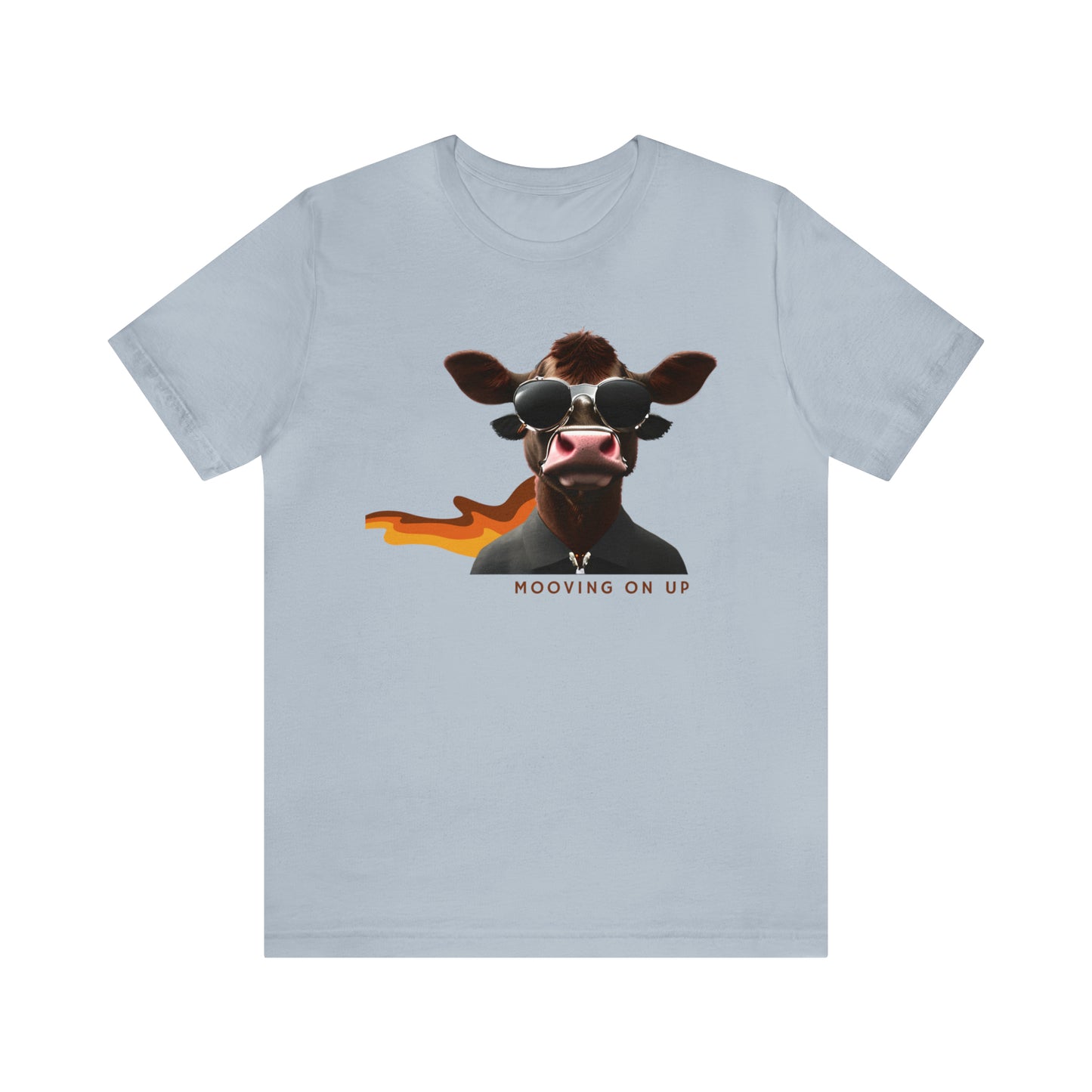 Mooving On Up Cow T-Shirt