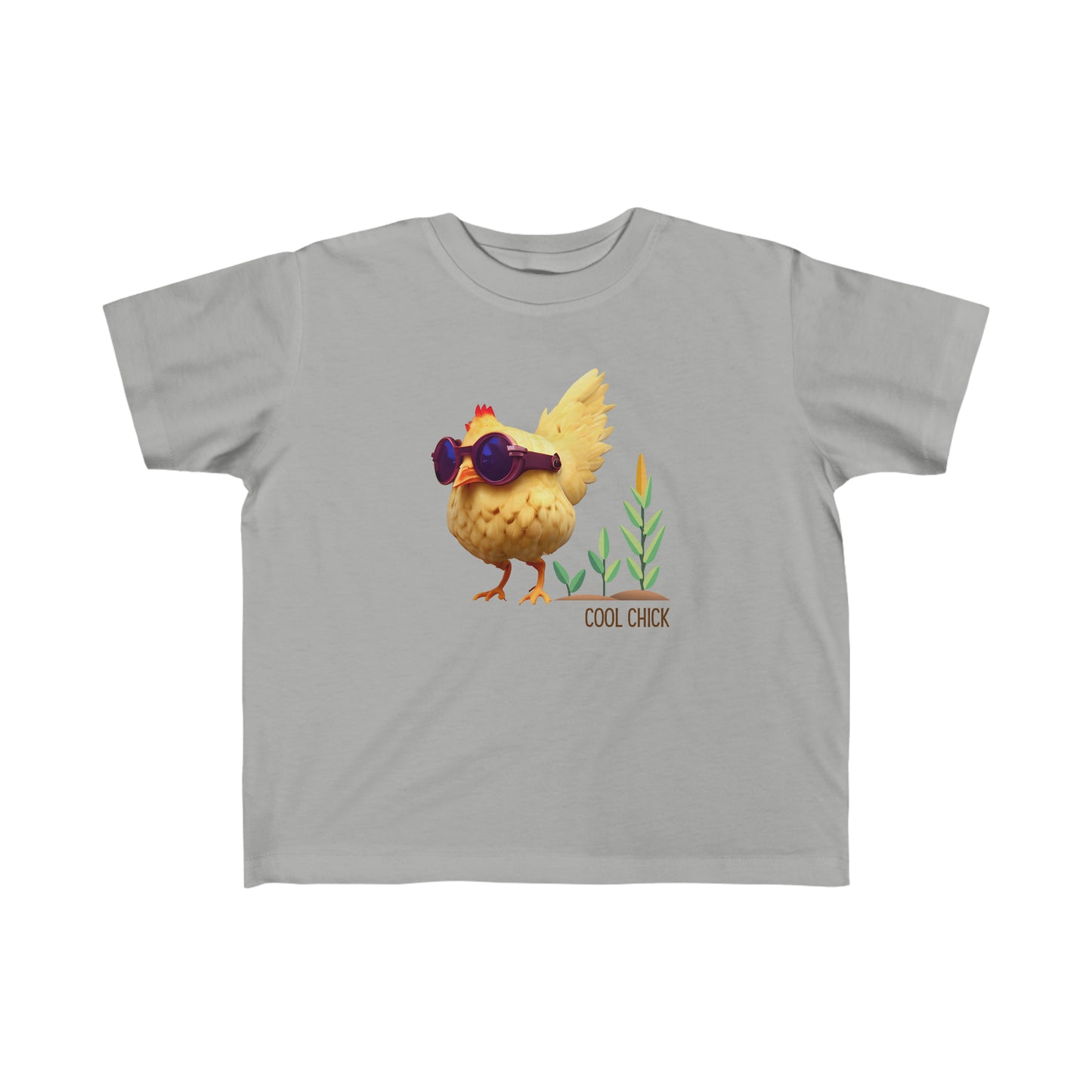Cool Chick T-shirt in Heather Grey