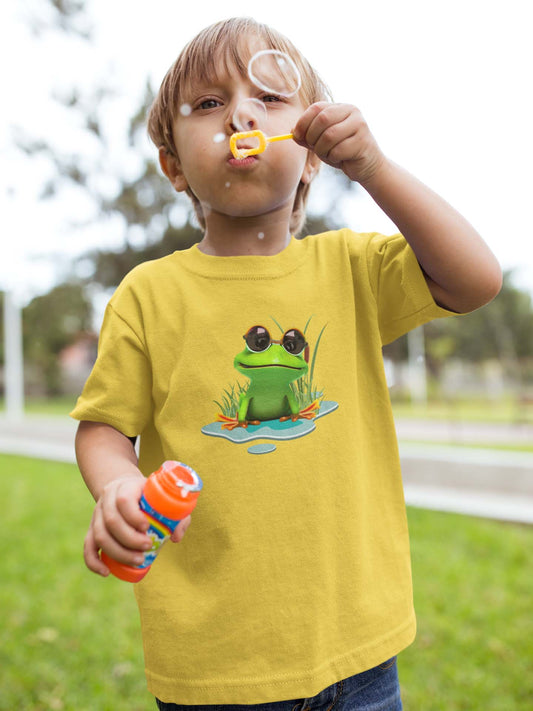 Hop To It Kid's Frog T-Shirt