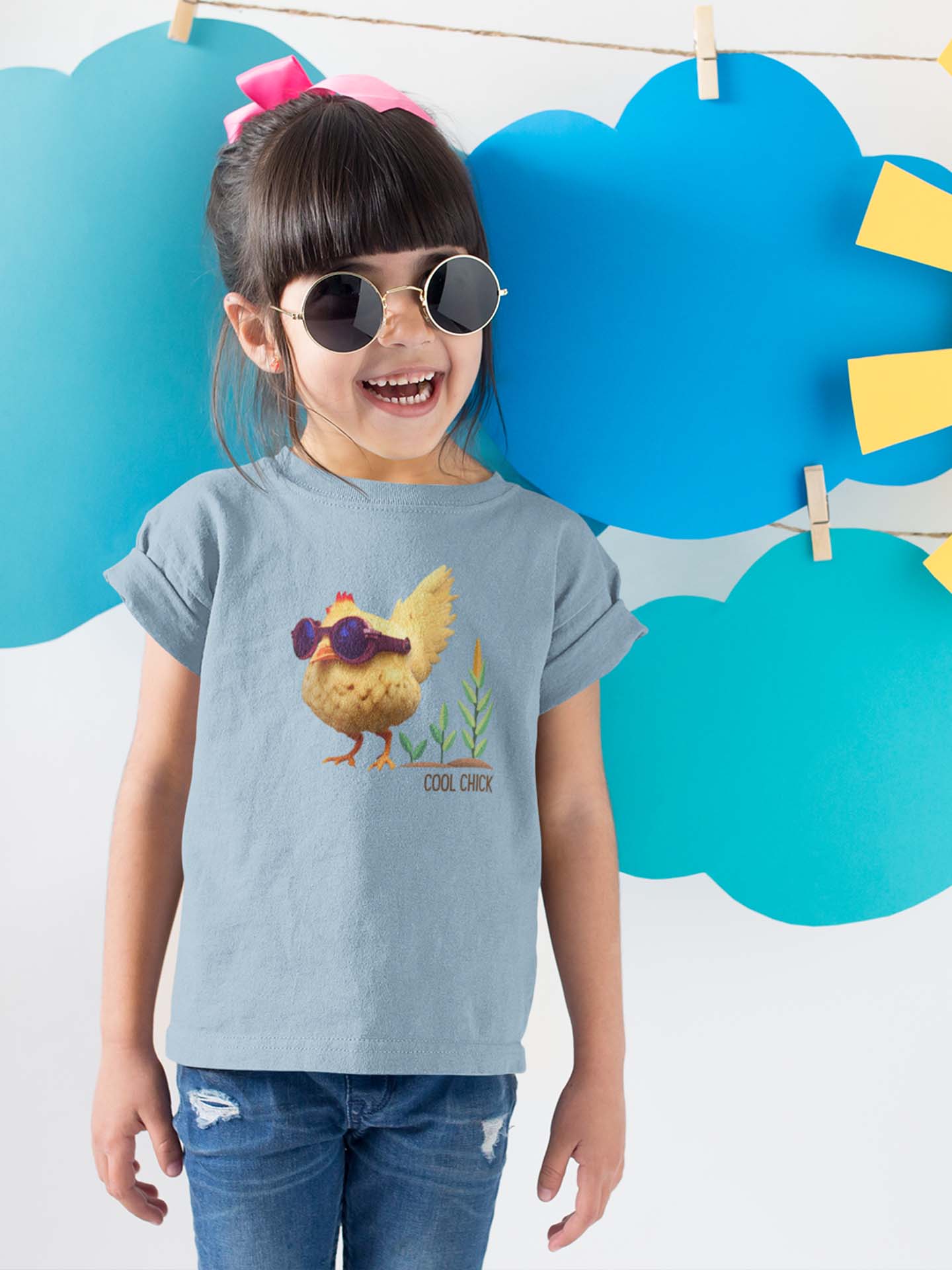 Cool Chick Kids Chicken T-Shirt