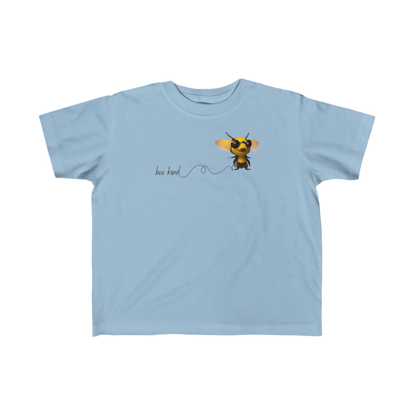 Bee Kind Kids T-Shirt in Light Blue