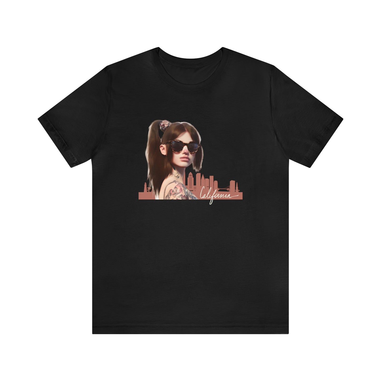 LA Woman T-Shirt in Black